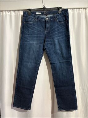 Kut from the Kloth Women’s Dark Indigo Slim Straight Jeans